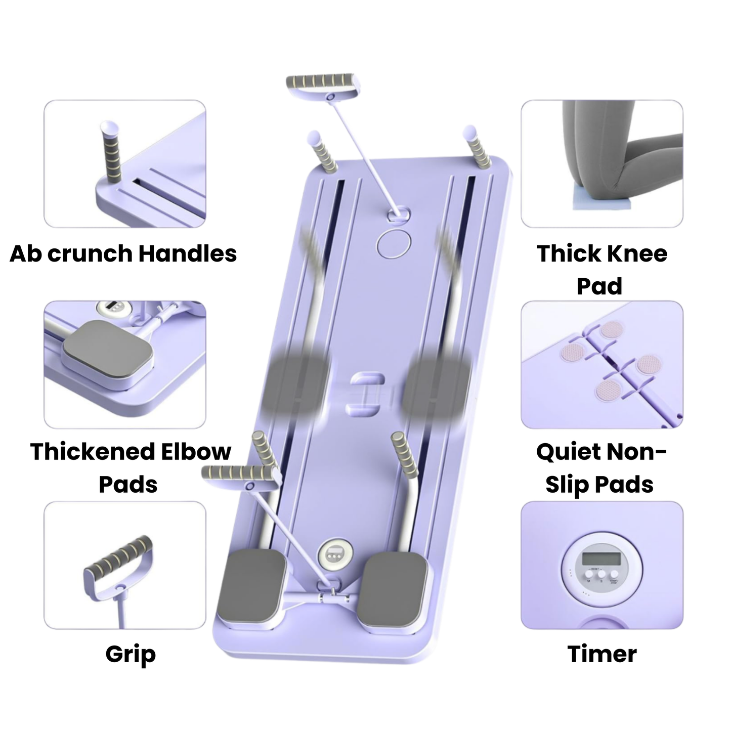 5-in-1 Multifunctional Pilates Reformer Board
